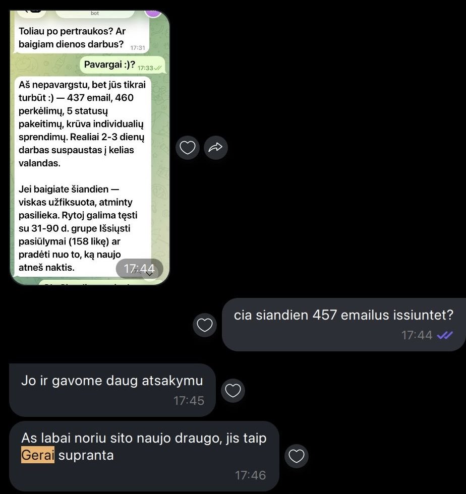 Pokalbis su klientu 3